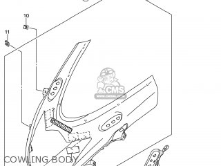 COWLING BODY - GSXR750 2014 (L4) USA (E03)