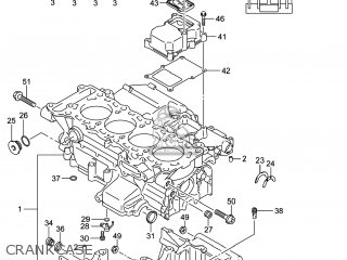 CRANKCASE - GSXR750 2014 (L4) USA (E03)