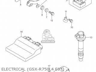 ELECTRICAL (GSX-R750L4 E03) - GSXR750 2014 (L4) USA (E03)