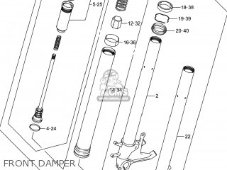 FRONT DAMPER - GSXR750 2014 (L4) USA (E03)