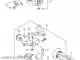 HANDLE LEVER - GSXR750 2014 (L4) USA (E03)