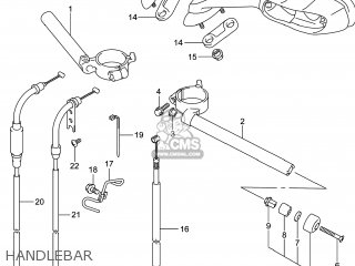 HANDLEBAR - GSXR750 2014 (L4) USA (E03)