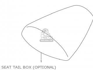 SEAT TAIL BOX (OPTIONAL) - GSXR750 2014 (L4) USA (E03)