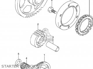 STARTER CLUTCH - GSXR750 2014 (L4) USA (E03)