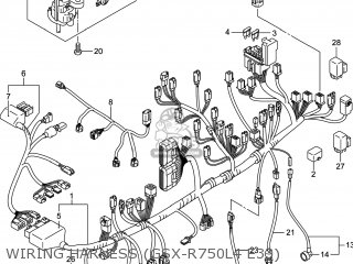 WIRING HARNESS (GSX-R750L4 E33) - GSXR750 2014 (L4) USA (E03)