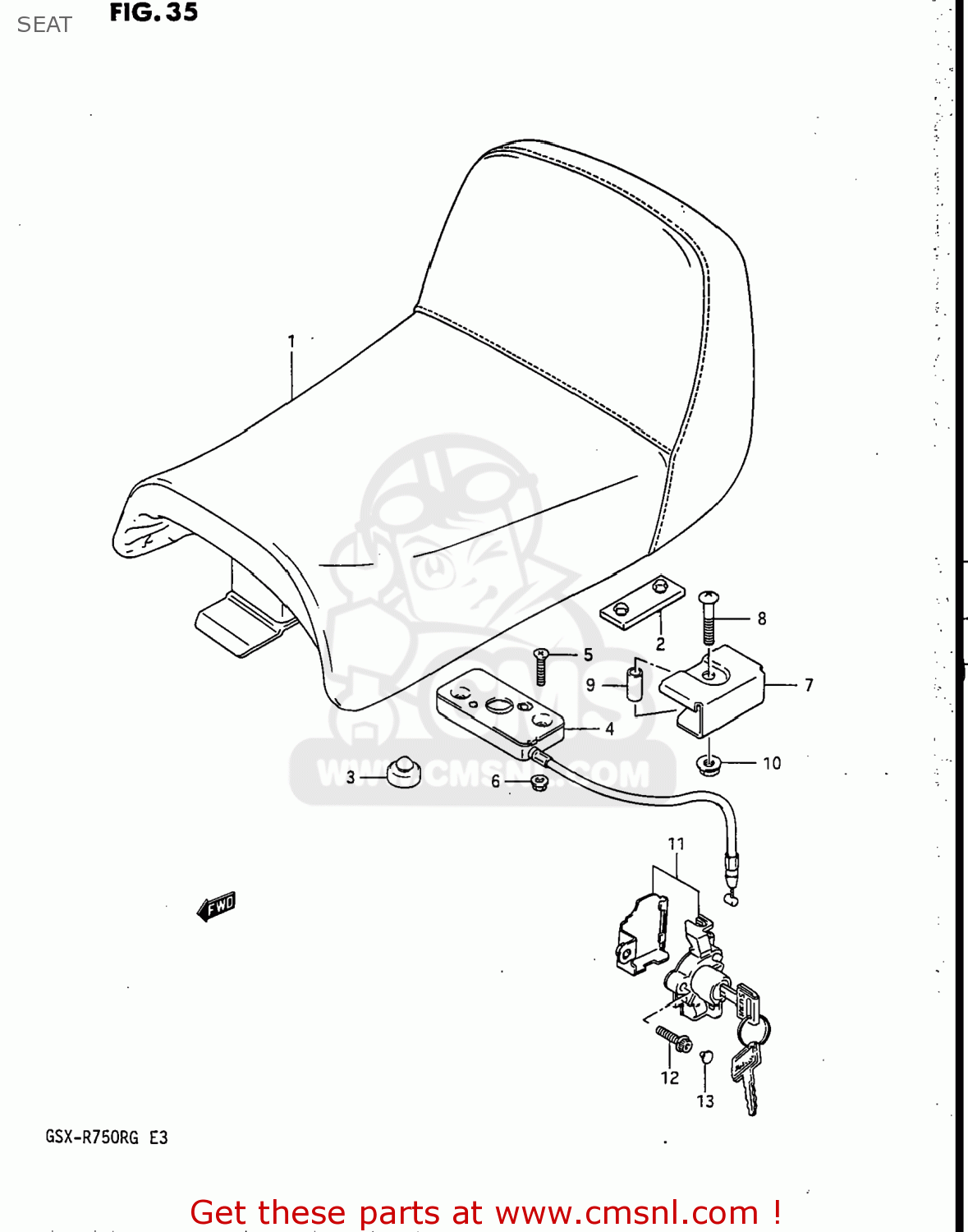 SEAT GSXR750R 1986 (G) USA (E03)