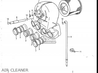 AIR CLEANER - GSXR750R 1986 (G) USA (E03)