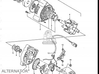 ALTERNATOR - GSXR750R 1986 (G) USA (E03)