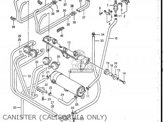 CANISTER (CALIFORNIA ONLY) - GSXR750R 1986 (G) USA (E03)