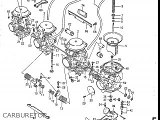 CARBURETOR - GSXR750R 1986 (G) USA (E03)