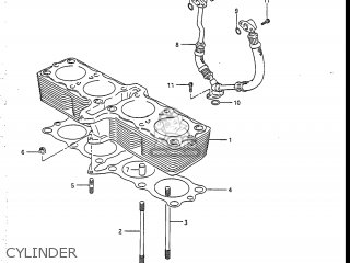 CYLINDER - GSXR750R 1986 (G) USA (E03)