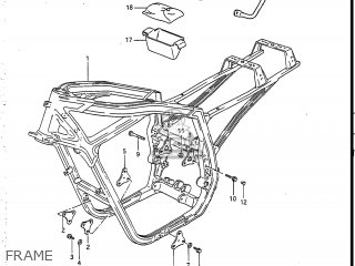 FRAME - GSXR750R 1986 (G) USA (E03)