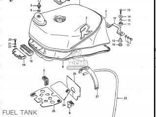 FUEL TANK - GSXR750R 1986 (G) USA (E03)