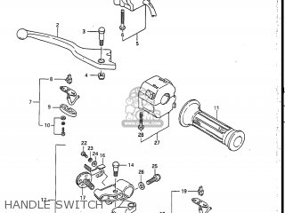 HANDLE SWITCH - GSXR750R 1986 (G) USA (E03)
