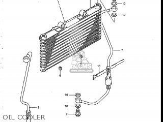 OIL COOLER - GSXR750R 1986 (G) USA (E03)