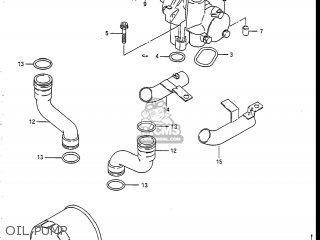 OIL PUMP - GSXR750R 1986 (G) USA (E03)