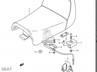 SEAT - GSXR750R 1986 (G) USA (E03)