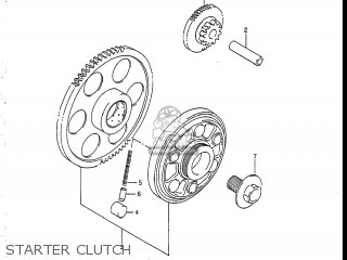 STARTER CLUTCH - GSXR750R 1986 (G) USA (E03)