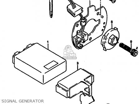 SIGNAL GENERATOR - GSXR750R 1989 (K) (E01 E02 E04 E22)