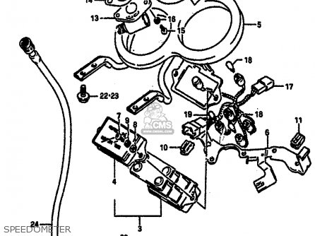 SPEEDOMETER - GSXR750R 1989 (K) (E01 E02 E04 E22)