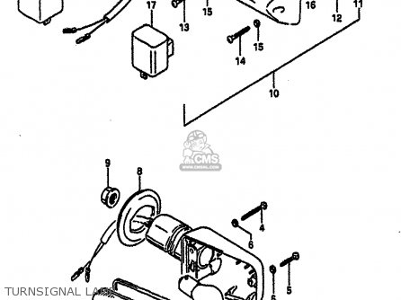 TURNSIGNAL LAMP - GSXR750R 1989 (K) (E01 E02 E04 E22)