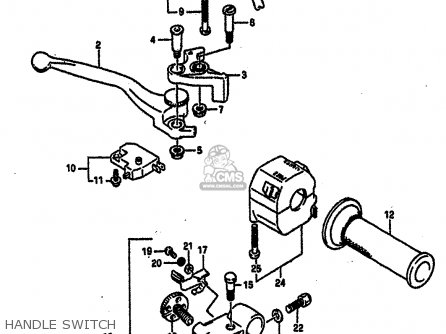 HANDLE SWITCH - GSXR750R 1989 (K) (E01 E02 E04 E22)