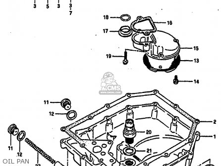 OIL PAN - GSXR750R 1989 (K) (E01 E02 E04 E22)