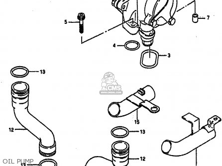 OIL PUMP - GSXR750R 1989 (K) (E01 E02 E04 E22)