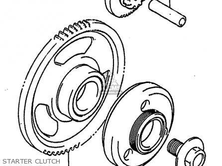 STARTER CLUTCH - GSXR750R 1989 (K) (E01 E02 E04 E22)