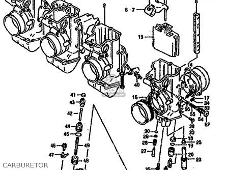 CARBURETOR - GSXR750SP 1994 (R) FRANCE GERMANY (E04 E22)