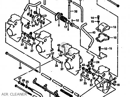 AIR CLEANER - GSXR750SP 1994 (R) FRANCE GERMANY (E04 E22)