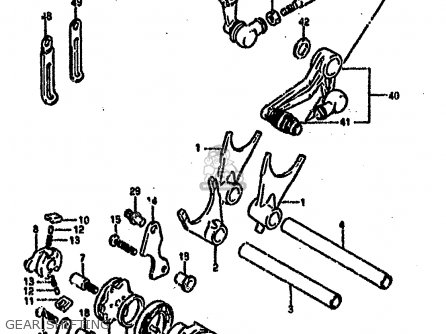 GEAR SHIFTING - GSXR750SP 1994 (R) FRANCE GERMANY (E04 E22)