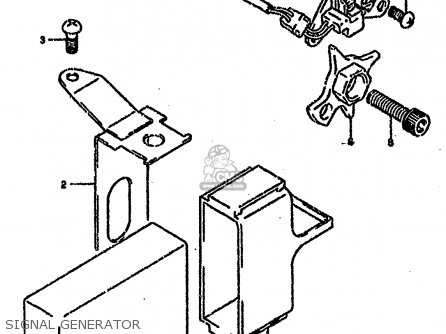 SIGNAL GENERATOR - GSXR750SP 1994 (R) FRANCE GERMANY (E04 E22)