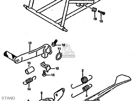 STAND - GSXR750SP 1994 (R) FRANCE GERMANY (E04 E22)