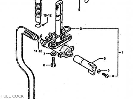 FUEL COCK - GSXR750SP 1994 (R) FRANCE GERMANY (E04 E22)