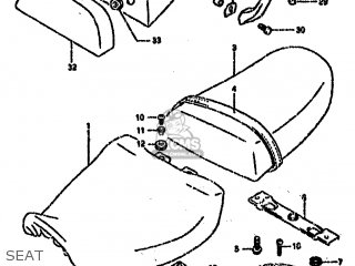 SEAT - GSXR750SP 1994 (R) FRANCE GERMANY (E04 E22)