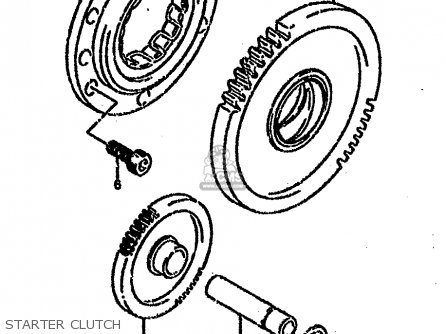 STARTER CLUTCH - GSXR750SP 1994 (R) FRANCE GERMANY (E04 E22)