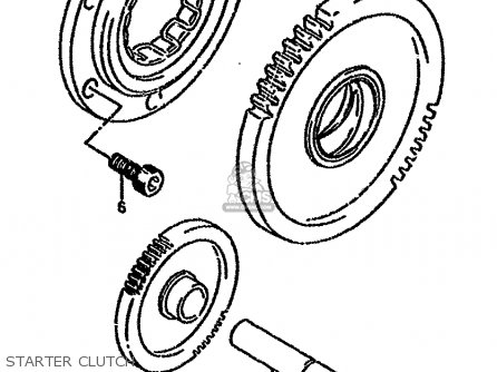 STARTER CLUTCH - GSXR750W 1992 (N) (E01 E02 04 15 17 18 21 22 24 25 34 39 53)
