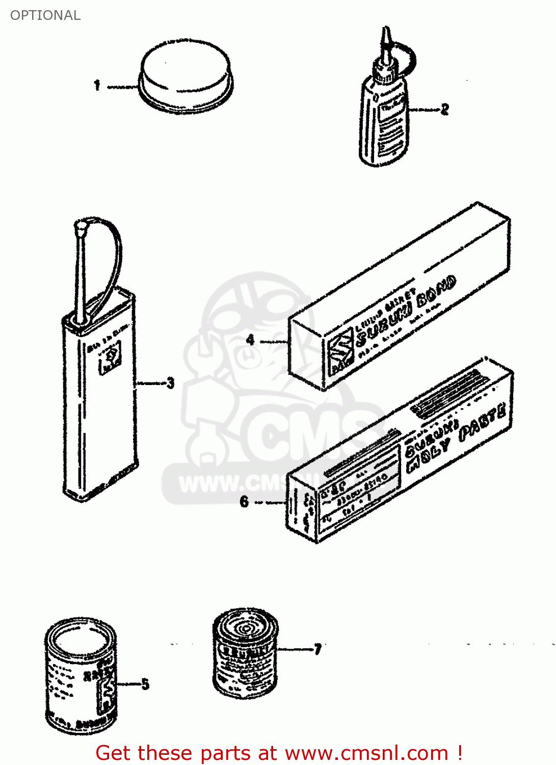 OPTIONAL GSXR750W 1993 (P) (E01 E02 04 15 17 18 21 22 24 25 34 39 53)