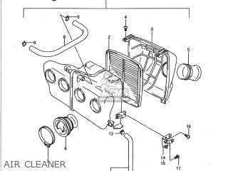 AIR CLEANER - GSXR750W 1993 (P) USA (E03)