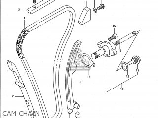 CAM CHAIN - GSXR750W 1993 (P) USA (E03)