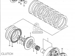 CLUTCH - GSXR750W 1993 (P) USA (E03)