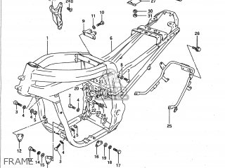 FRAME - GSXR750W 1993 (P) USA (E03)