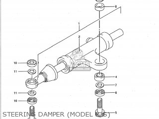 STEERING DAMPER (MODEL R/S) - GSXR750W 1993 (P) USA (E03)