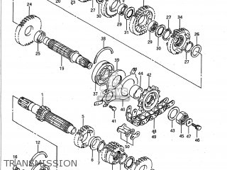 TRANSMISSION - GSXR750W 1993 (P) USA (E03)