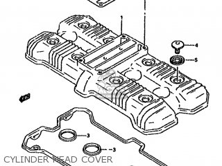 CYLINDER HEAD COVER - GSXR750W 1994 (R) (E01 E02 E04 E18 E22 E24 E25 E34 E39)