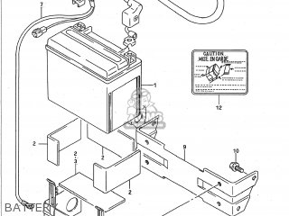 BATTERY - GSXR750W 1994 (R) USA (E03)