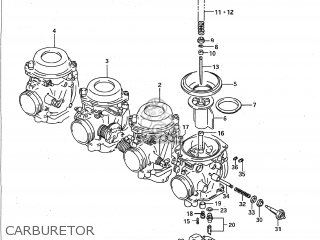 CARBURETOR - GSXR750W 1994 (R) USA (E03)