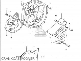 CRANKCASE COVER - GSXR750W 1994 (R) USA (E03)