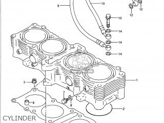 CYLINDER - GSXR750W 1994 (R) USA (E03)